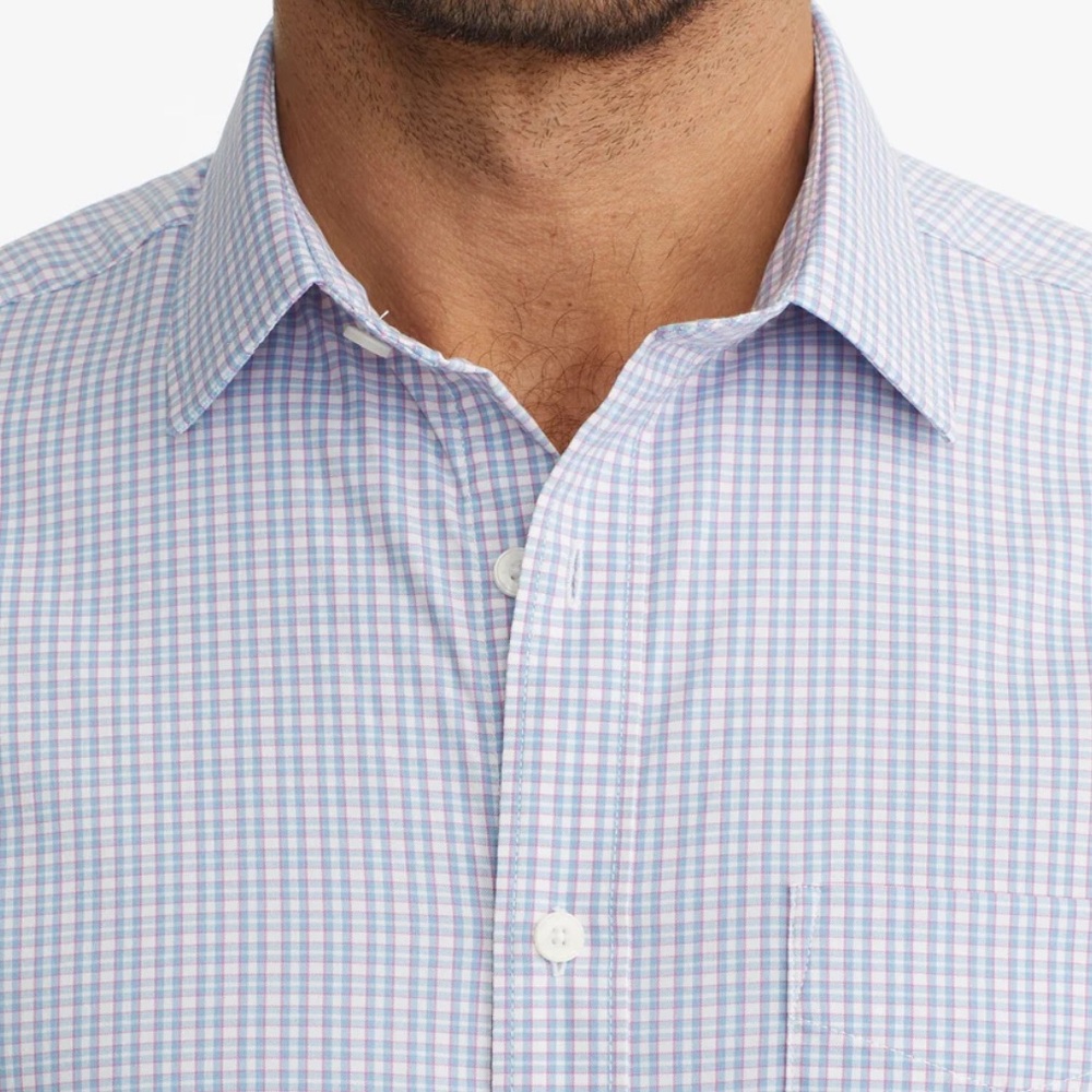 Untuckit Dalton Performance Nylon Button Up Shirt… - image 1